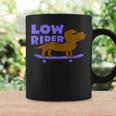 Low Rider Doxie Dachshund Dog Skateboarding Tank Top Graphic Print Coffee Mug Gifts ideas