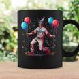 Lustiger Baseballspieler Mit Geburtstagsballons Und Hut Kostüm Tassen Geschenkideen