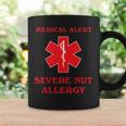 Medical Alert Severe Nut Allergy Awareness Graphic Print Coffee Mug Gifts ideas