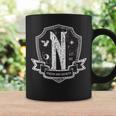 Mercoledì Serie Nevermore Logo Distressed Tazze Ideas de regalos