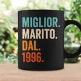 Miglior Marito Dal 1996 Anni 28 Anniversario Matrimonio Tazze Ideas de regalos