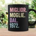 Miglior Moglie Dal 1972 Anni 52 Anniversario Matrimonio Tazze Ideas de regalos