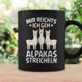 Mir Reichts Ich Geh Alpakas Streicheln Llama Animal Tassen Geschenkideen