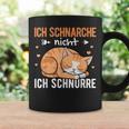 Nightdress Ich Schnarche Nicht Ich Schnurre Katzen Ich Schn Tassen Geschenkideen