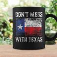 Non Scherzare Con Texas Orgoglioso Texan Longhorn Lone Star State Tazze Ideas de regalos