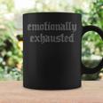 Nu Goth Dark Emo Gotico Emotivamente Esausto Tazze Ideas de regalos