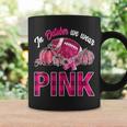 In October We Wear Pink Football Breast Cancer Awareness Coffee Mug Gifts ideas