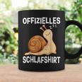 Offizieller Snail Sleep Schlafanzug Snail Late Sleeper Tassen Geschenkideen