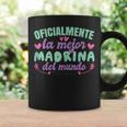 Oficialmente La Mejor Madrina Del Mundo Sin Mangas Taza de café Ideas de regalos