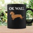 Ok Wau X Dackel Dachshund Dog Lovers Humour Fun Tassen Geschenkideen