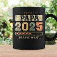 Papa 2025 Futuro Papá Futuro Padre Taza de café Ideas de regalos