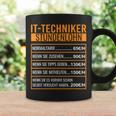 Pc Techniker Stundenlohn It Techniker Tassen Geschenkideen