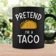 Pretend Im A Taco Easy Lazy Costume For Halloween Party Coffee Mug Gifts ideas
