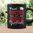 Proud Sister Of A Class Of 2024 Graduate For Graduation Coffee Mug Gifts ideas