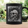 Punk Not Dead Rockero Punk Rock Taza de café Ideas de regalos