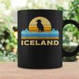 Retro Island Puffin Icelandic Bird Puffin Tassen Geschenkideen