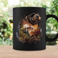 Retro Mountain Nature Animal Wildlife Forest Outdoors Bear Coffee Mug Gifts ideas