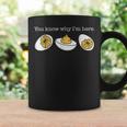 Retro Thanksgiving Dinner You Know Why I'm Here Deviled Egg Coffee Mug Gifts ideas