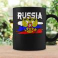 Russland Russia Russische Flagge Mit Adler Wappen Tassen Geschenkideen