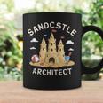 Sandcastle Architect I Sandcastlesacation Scultura Di Sabbia Tazze Ideas de regalos