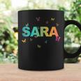 Sara Bellissimo Nome Con Farfallas Tazze Ideas de regalos