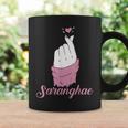 Saranghae Corea Corea Amore Cuore K Pop Cuore Dito K-Pop Tazze Ideas de regalos