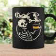 Scheletrointage Picture Con Sorridente Cranio Bere Tazze Ideas de regalos