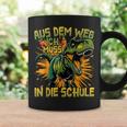 Schulkind 2024 T-Rex Dino Aus Dem Weg Ich Muss In Die Schule Tassen Geschenkideen