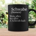 Schwabe Swabish Saying Schwaben Definition Tassen Geschenkideen