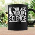 Se Stai Leggendo Hai Incontrato Un Esperto Di Scienze Divertente Tazze Ideas de regalos