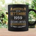 Settembre 1959Intage Maglia 65 Compleanno Anni Uomo Tazze Ideas de regalos
