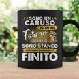 Sono Un Caruso Non Mi Fermo Quando Sono Stanco Tazze Ideas de regalos