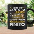 Sono Un Santoro Non Mi Fermo Quando Sono Stanco Tazze Ideas de regalos