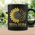 Spina Bifida Awareness Month Sunflower Ribbon Coffee Mug Gifts ideas