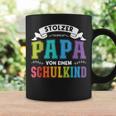 Stolzer Papaon Einem Schulkind First Day Of School Tassen Geschenkideen