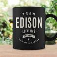 Team Edison Lifetime Member Nome Divertente Edison Tazze Ideas de regalos