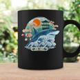 Tiburón Japonés Gran Ola Kanagawa Japón Arteintage Taza de café Ideas de regalos