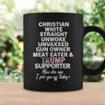 Trump Sostenitore Christian Etero Unwoke Conservatore Tazze Ideas de regalos