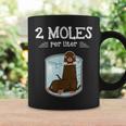 Two Moles Per Litre Science Humour Animal Pun Tassen Geschenkideen