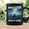 Umano Per Caso Alpha Per Scelta Divertente Alpha Wolf Meme Tazze Ideas de regalos