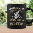 Underschatz Niemals Einen Old Mann Mit Einem Cycling Tassen Geschenkideen