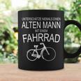 Unterschätze Niemals Einen Alten Mann Mit Fahrrad Tassen Geschenkideen