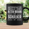 Unterschätze Niemals Einen Alten Mann Schalker Tassen Geschenkideen