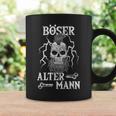 Uomo Böser Alter Mann Teschio E Barba Età Uomo Bianco Biker Tazze Ideas de regalos