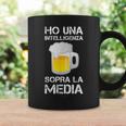 Uomo Magliette Uomo Manica Corta Birra Intelligenza Sopra Media Tazze Ideas de regalos