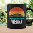 Vienna Austria Retrointage Sunset Skylineienna Tassen Geschenkideen