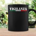 Vigilanza Security Guardia Sicurezza Scritta Sul Fronte Tazze Ideas de regalos