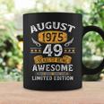 Vintage 1975 Regalo Uomo Compleanno 49 Anni Agosto 1975 Tazze Ideas de regalos