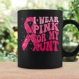 I Wear Pink For My Aunt Breast Cancer Warrior Support Squads Coffee Mug Gifts ideas