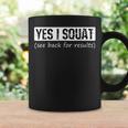 Yes I Squat Gymrat Fitness Legday Squat Tazze Ideas de regalos